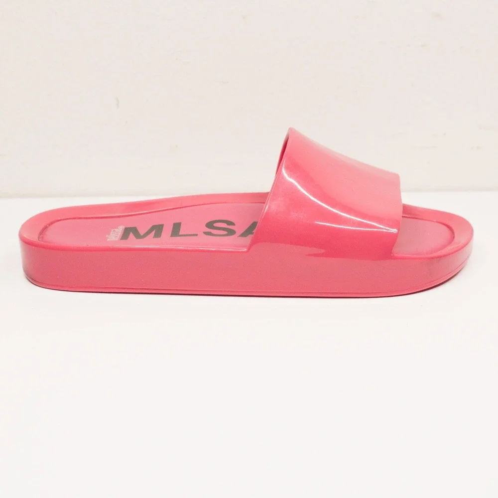MELISSA‎ Jelly Slide Sandals Water Friendly PVC Bubble Gum Scented Sz 5
